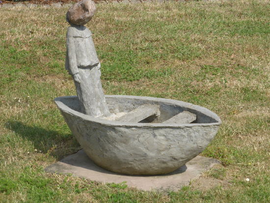 Yvonne Halfens - 'der Reisende' - Alumiumzement