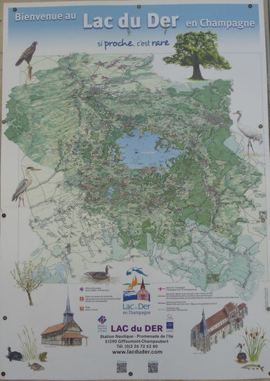 Plakatwerbung für die Region