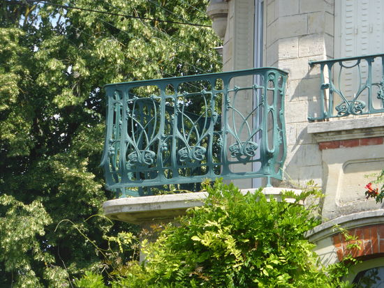 rue Francois 1er nr. 30 - Balkongitter von Hector Guimard