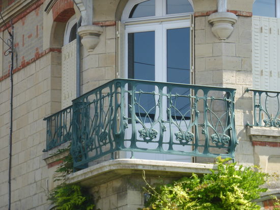 rue Francois 1er nr. 30 - Balkongitter von Hector Guimard