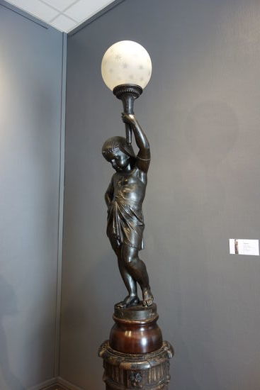 Egyptien - Moreau - Eisenguß mit schwarzer Patina - Fonderie du Val d'Osne - Ende 19. Jh. - 55 kg