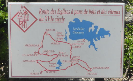 Route der Fachwerkkirchen in der Champagne