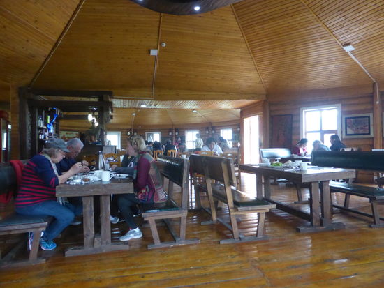 rustikal wie die Hütte ist auch das Essen