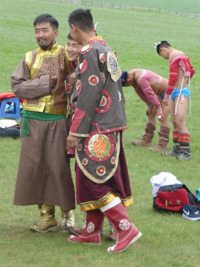 die Kämpfer machen sich bereit