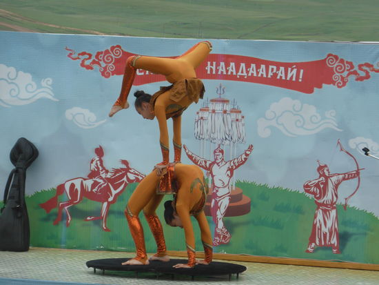 erstaunliche Akrobatik