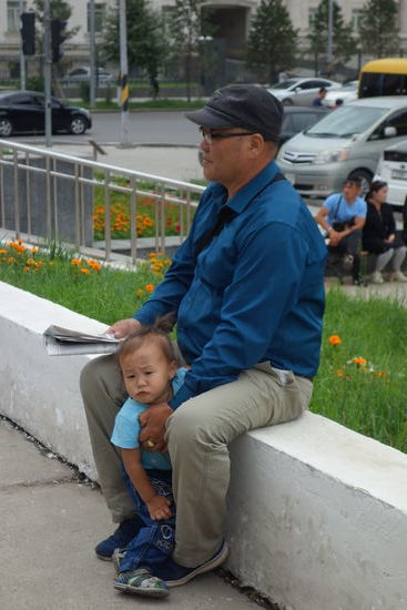 für die ganz kleinen Mongolen ist ein Besuch noch zu früh