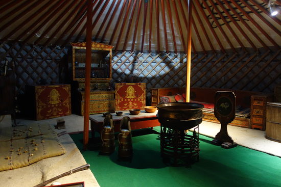 Modell einer edlen Jurte