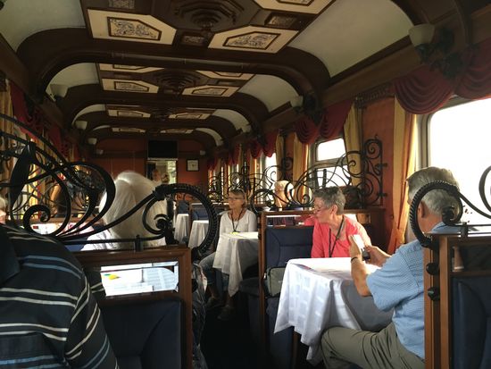 Vortrag im Speise-Waggon