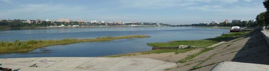 Angara - dere einzige Abfluss aus dem Baikalsee