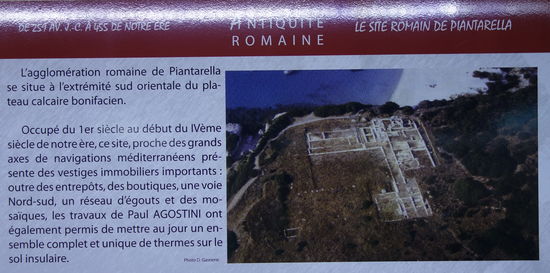 Die Ausgrabungen von Piantarelli sind ötlich von Bonifacio nicht zu finden