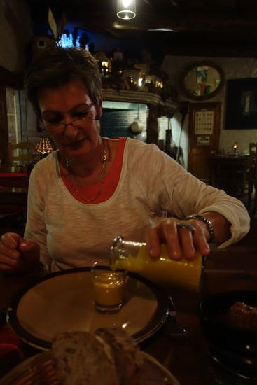 Gemüsesuppe in der Flasche