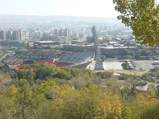 Blick in den Talkessel von Yerewan