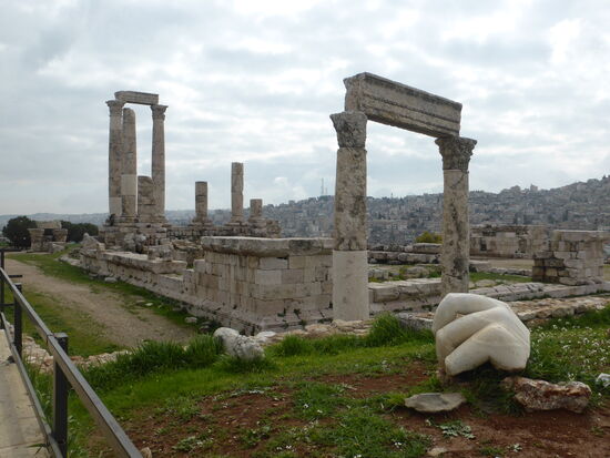 Herkules-Tempel -  während der Regierungszeit von Marcus Aurelius (161-180 n. Chr.) erbaut