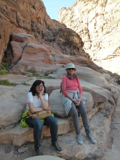 Auf halber Strecke will Ulrike stoppen, doch wir können sie überreden.