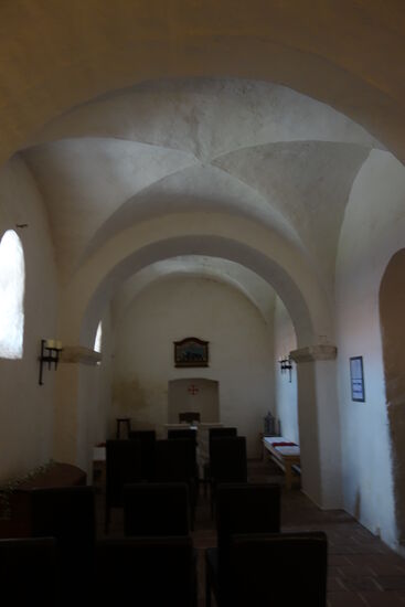 Damenstiftsempore mit kreuzgratgewölbe