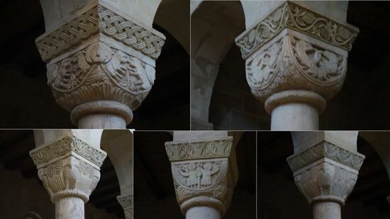 Adlermotiv - Sinnbild kaiserlicher Macht und . Fisch, Lamm und Taube als christliche Symbole