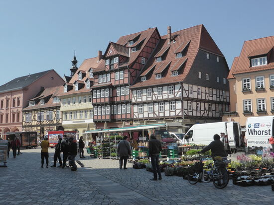 fachwerkensemble am Marktplatz
