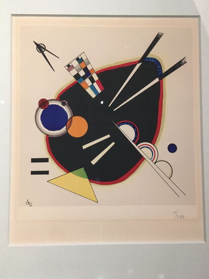 Kompostion - Wassily Kandinsky - 1924
Farblithographie