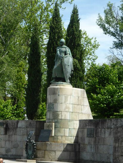 Statue von Afonso Henriques - erster König von Portugal