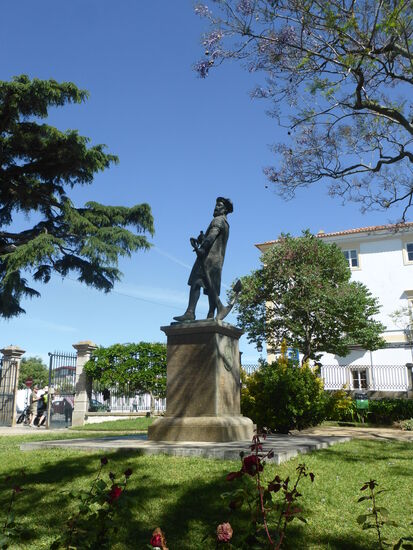 Statue von Vasco da Gama - im Stadtgarten