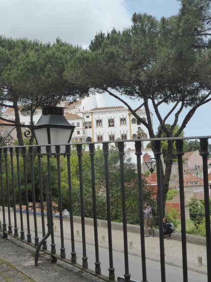 Blick auf den Palast