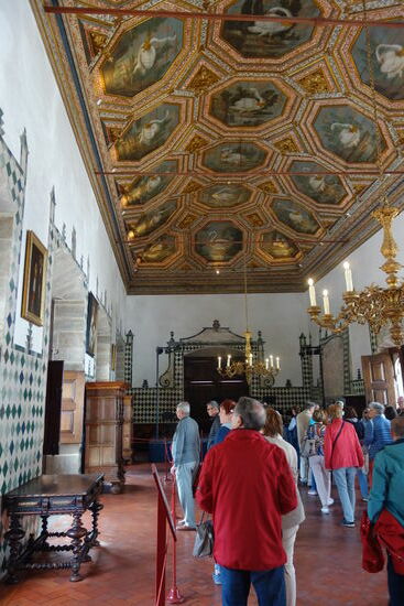 Schwanen-Halle - Original Grand Hall der königlichen Residenz von Joào I. -
erbaut Anf. 15.Jh.
