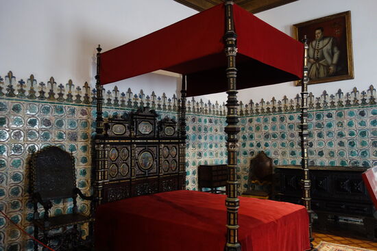 Schlafzimmer von König Sebastian - 'Goldzimmer' - 15. Jh. erbaut