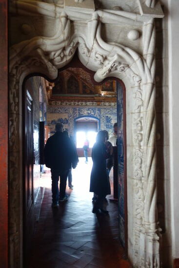 Zugang zum Tower mit der Saal dos Brasoes - Blazon Hall 
erbaut während der Regentschaft von Manuel I. (1495-1521)