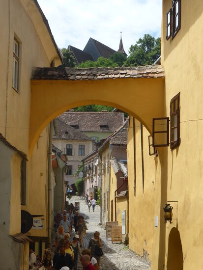 gelbe Häuserzeile 15./16. Jh.