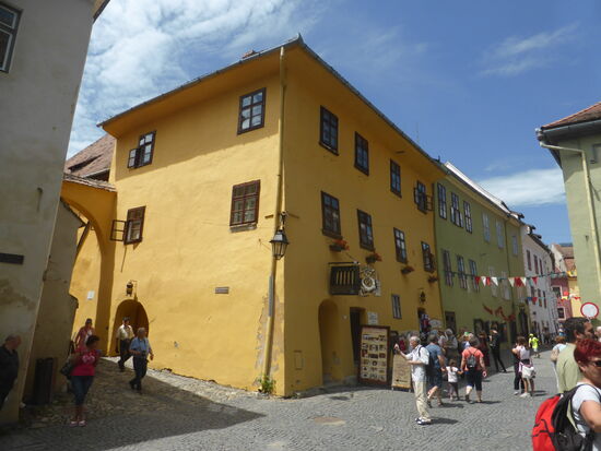 Vlad-Dracul-Haus. - Haus aus dem 15. Jh.