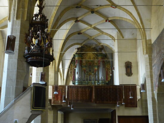 jeden Montag um 19.00 Uhr finden auf der Johannes-Hahn-Orgel (1755/56) Konzerte statt