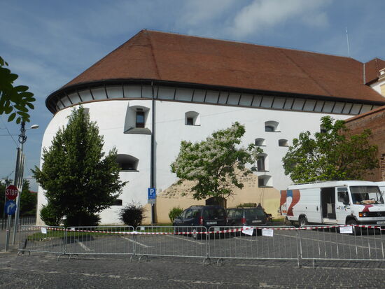 Bastei an der Außenseite der Stadtmauer