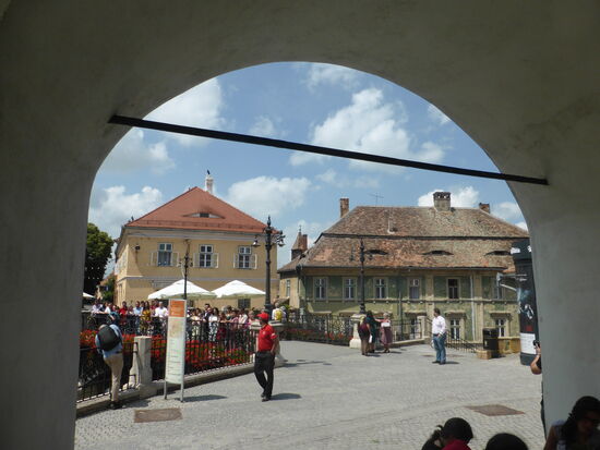 Blick auf die Lügnerbrücke - eine der ältesten Eisenbrücken in Rumänien