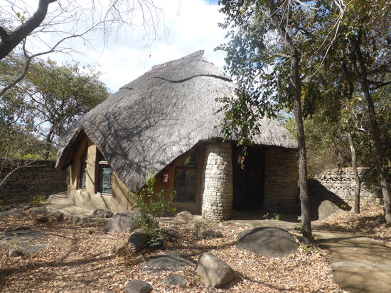 man kann hier auch in hübschen kleinen Häusern übernachten