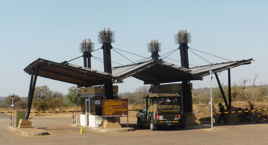 südwestlicher Eingang des Parks (25,02°S / 31,24°O)