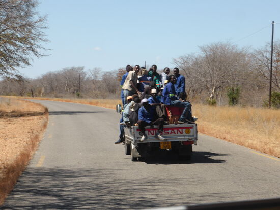 afrikanischer Personentransport
