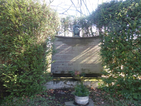 Grabstätte Carl Springsfeld - verst. 1933  - Geheimer Justizrat, Stadtverordneter
