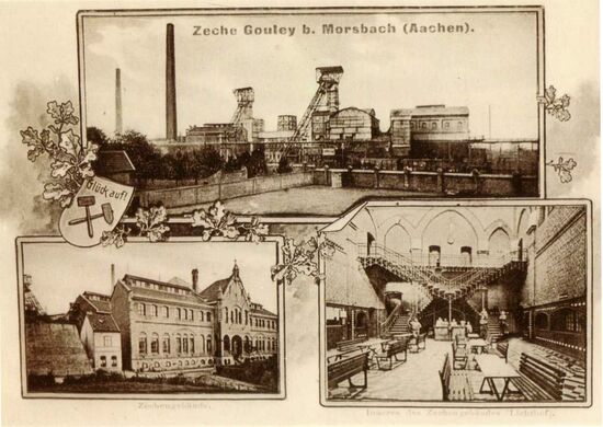 [verweis=Von Autor unbekannt - Eschweiler Bergwerksverein: Vor Ort... Aachen 1995. S. 63, Gemeinfrei, https://commons.wikimedia.org/w/index.php?curid=9430058]alte Postkarte[/verweis]