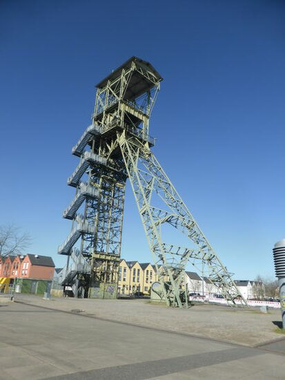 zum Besteigen waren wir faul nach dem Anstieg auf den Noppenberg