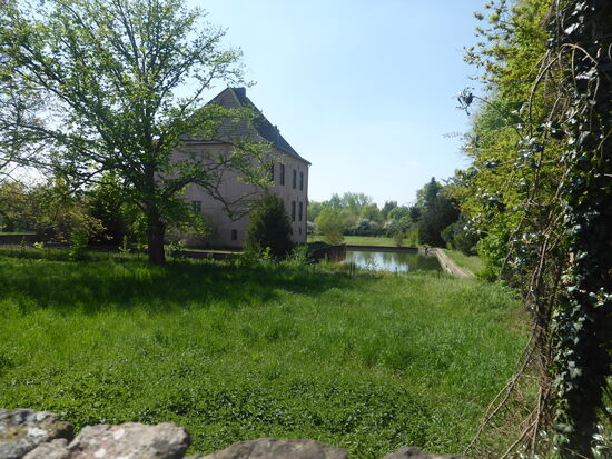 nur an einer Stelle ist die Mauer 'zu überwinden' - ein Einblick