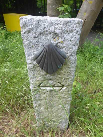 wir befinden uns auch auf dem Jakobsweg