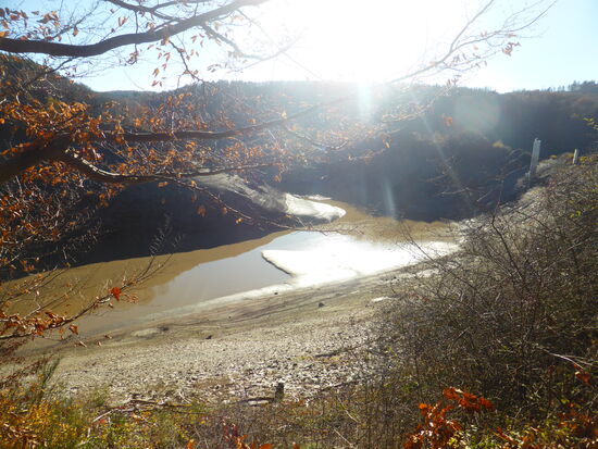 die tiefstehende Sonne lässt uns den Rückweg antreten
