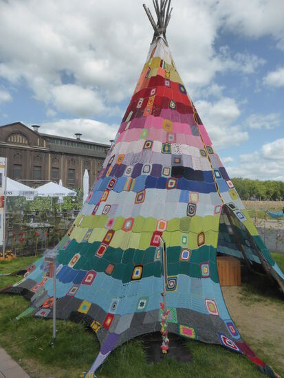 ein Häkel - Teepee