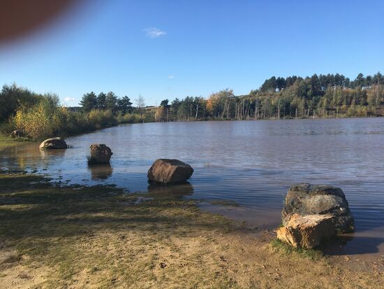 der wegen der starken Regenfälle der letzten Wochen einen recht hohen Wasserstand aufweist