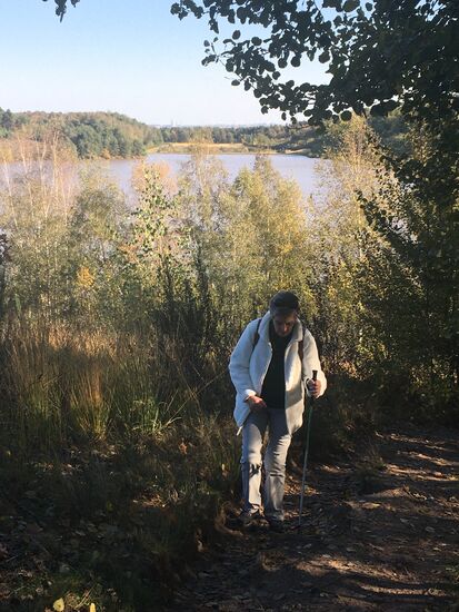 danach geht es wieder hoch auf die anderen Seite des Sees