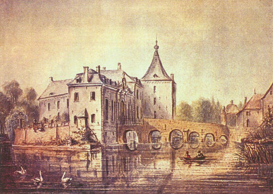 Aquarell von J. Lefebure, ca. 1840