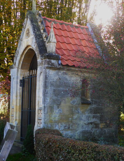 Sint-Jansboskapel - kleine Andachtskapelle am Wegesrand am Ende unserer Tour