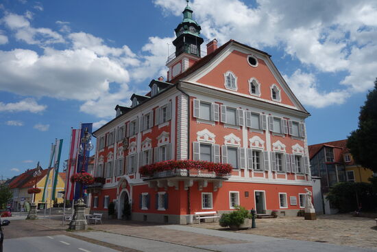 Rathaus - seit 1795 Im Besitz des Herrschaftsverwalter - vorher Absteigequartier der Landsberger Burgherren