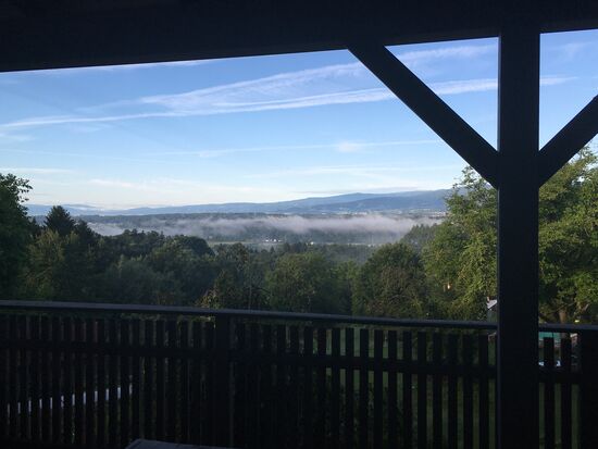 Nebel am Morgen - keine Sorgen