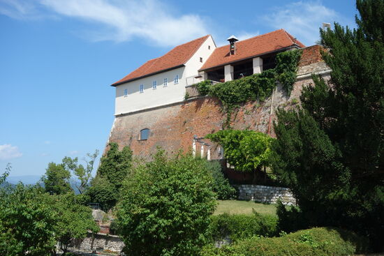 Blick auf die zurückliegende Stallbastion